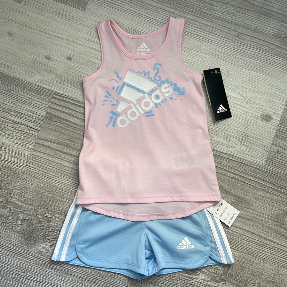 🆕✨NEW Adidas baby girl set